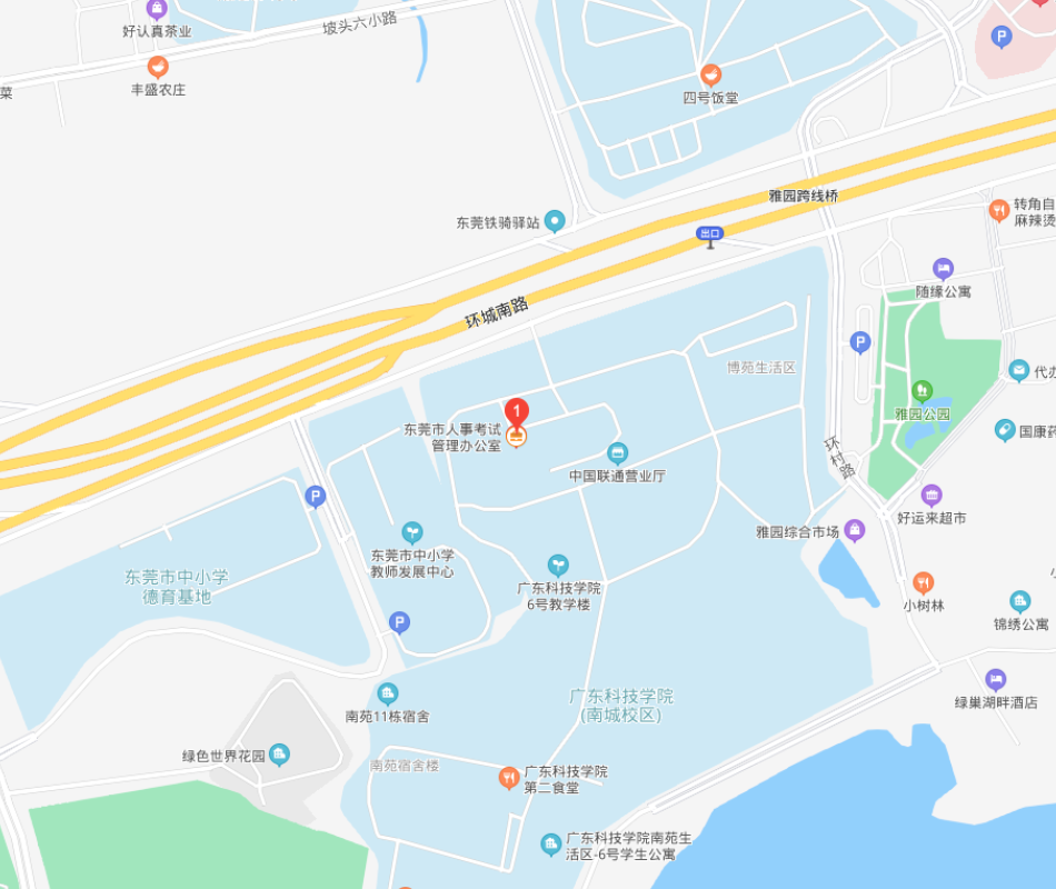 东莞市人事考试管理办公室地图.png