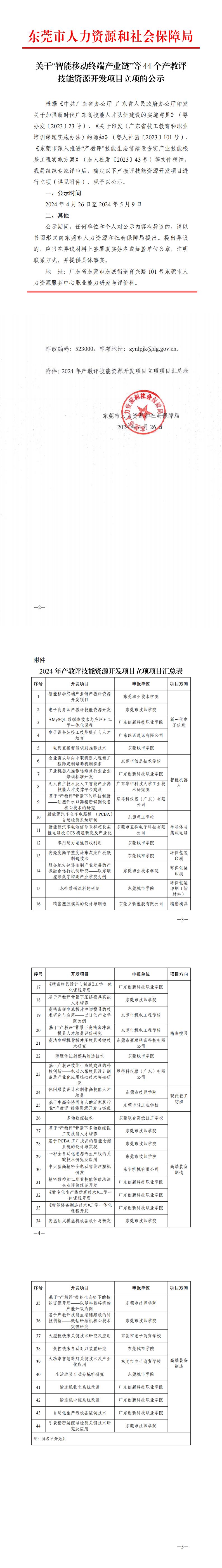 关于“智能移动终端产业链”等44个产教评技能资源开发项目立项的公示_00.jpg