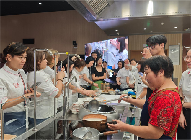 （横沥）技聚湾区品非遗  巾帼匠艺贺技节——香港女厨师协会到横沥开展粤澳非遗研习交流